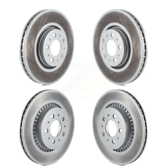 [Avant + Arrière] Kit de disque (revêtu) de frein pour 2003-2014 Volvo XC90 avec 316mm Diameter Rotor KG-100955