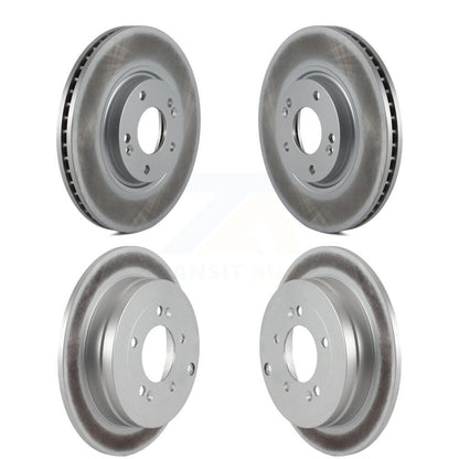 [Avant + Arrière] Kit de disque (revêtu) de frein pour Hyundai Azera Kia Amanti KG-100957