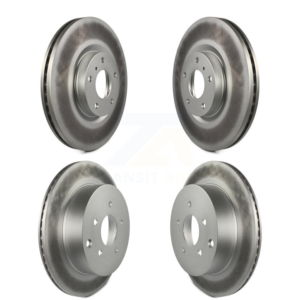 [Avant + Arrière] Kit de disque (revêtu) de frein pour Nissan Murano INFINITI M37 QX70 Q70 Q70L M56 M35h KG-100967