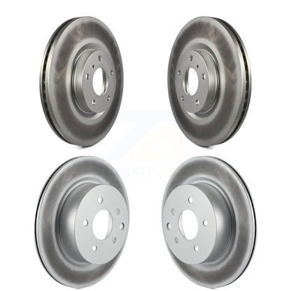 [Avant + Arrière] Kit de disque (revêtu) de frein pour Nissan INFINITI Maxima G37 G35 M35 350Z EX35 370Z G25 M45 Q40 QX50 EX37 KG-100968