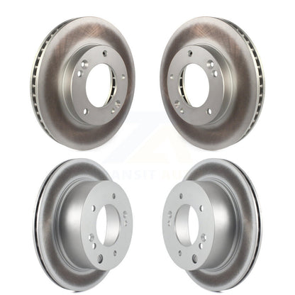[Avant + Arrière] Kit de disque (revêtu) de frein pour 2003-2006 Kia Sorento KG-100973