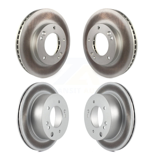 [Avant + Arrière] Kit de disque (revêtu) de frein pour 2003-2006 Kia Sorento KG-100973