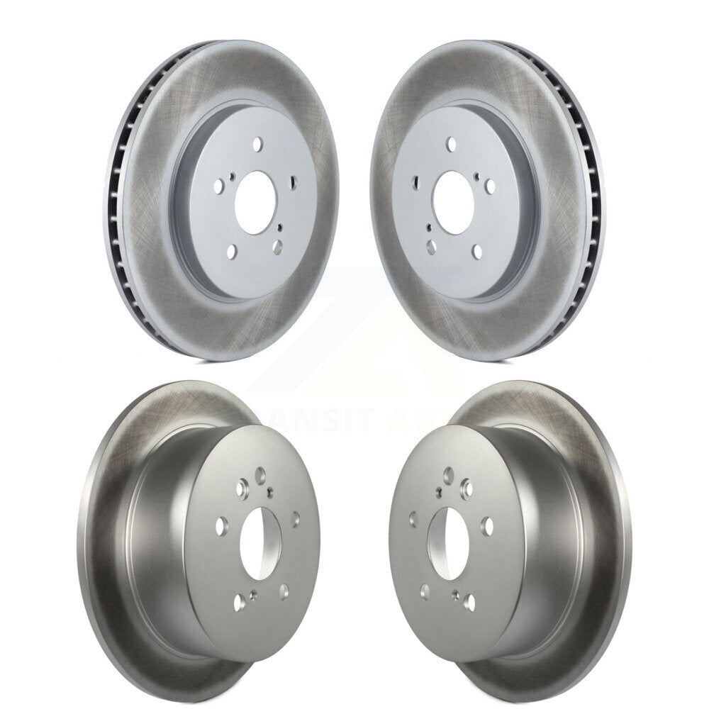 [Avant + Arrière] Kit de disque (revêtu) de frein pour Lexus Toyota Highlander RX350 RX330 RX400h KG-100976