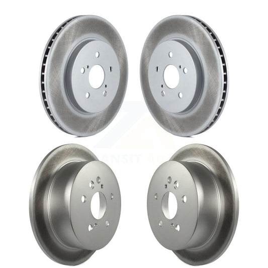 [Avant + Arrière] Kit de disque (revêtu) de frein pour Lexus Toyota Highlander RX350 RX330 RX400h KG-100976