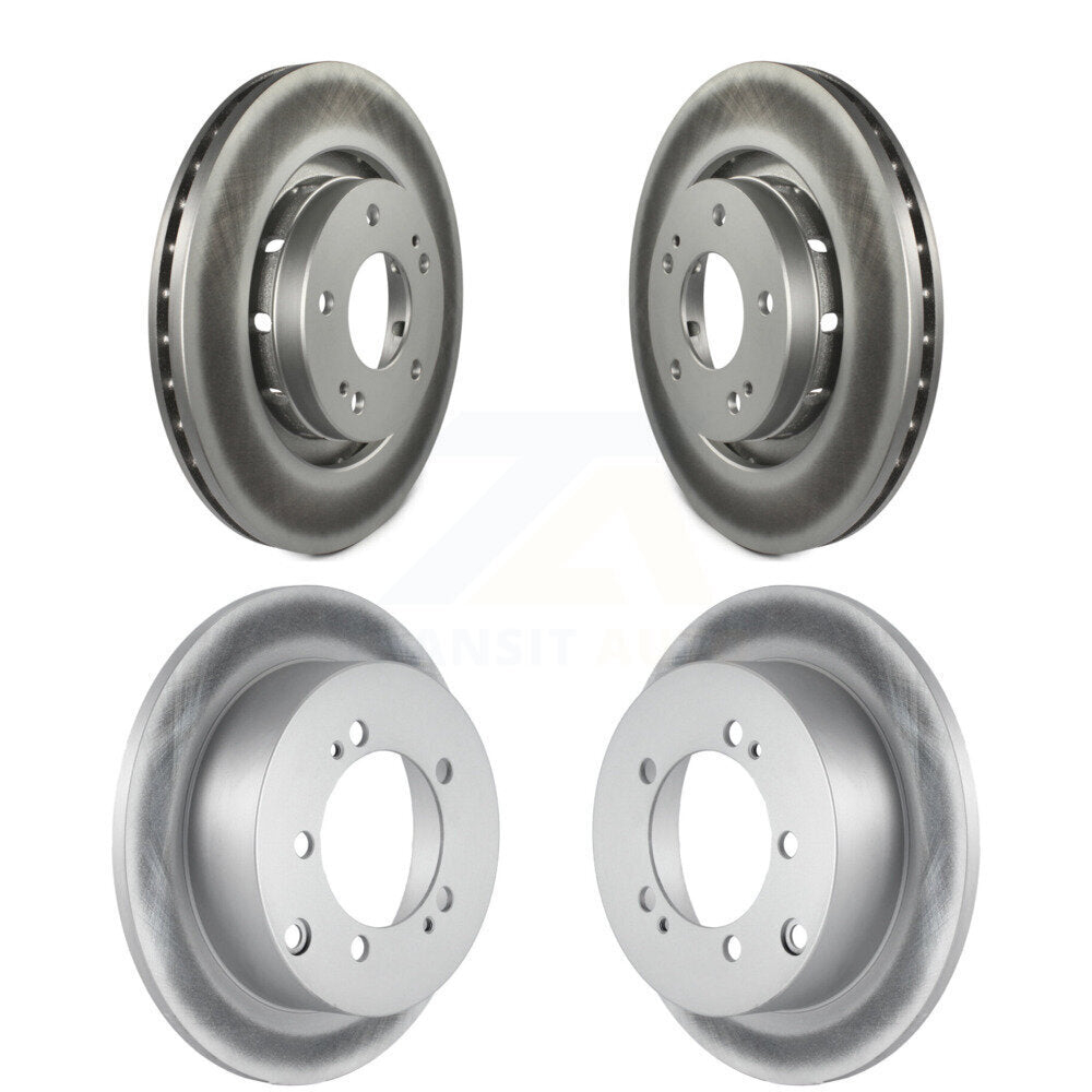 [Avant + Arrière] Kit de disque (revêtu) de frein pour 2005-2006 Mitsubishi Outlander KG-100979