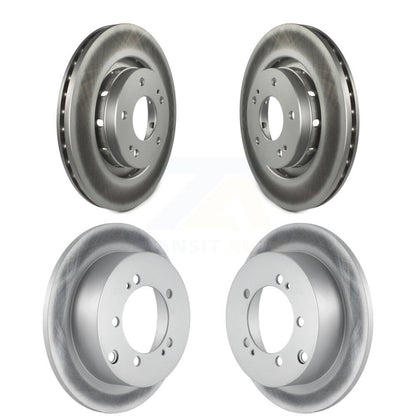 [Avant + Arrière] Kit de disque (revêtu) de frein pour 2005-2006 Mitsubishi Outlander KG-100979