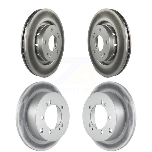 [Avant + Arrière] Kit de disque (revêtu) de frein pour 2005-2006 Mitsubishi Outlander KG-100979