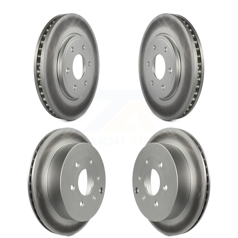 [Avant + Arrière] Kit de disque (revêtu) de frein pour Nissan Frontier Suzuki Equator 2.5L KG-100987