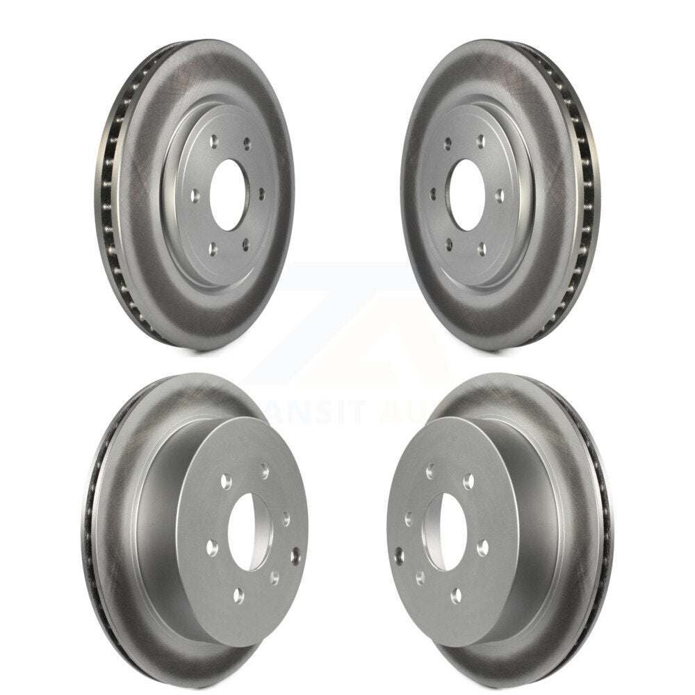 [Avant + Arrière] Kit de disque (revêtu) de frein pour Nissan Frontier Xterra Suzuki Equator KG-100988