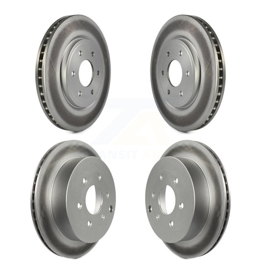 [Avant + Arrière] Kit de disque (revêtu) de frein pour Nissan Frontier Xterra Suzuki Equator KG-100988