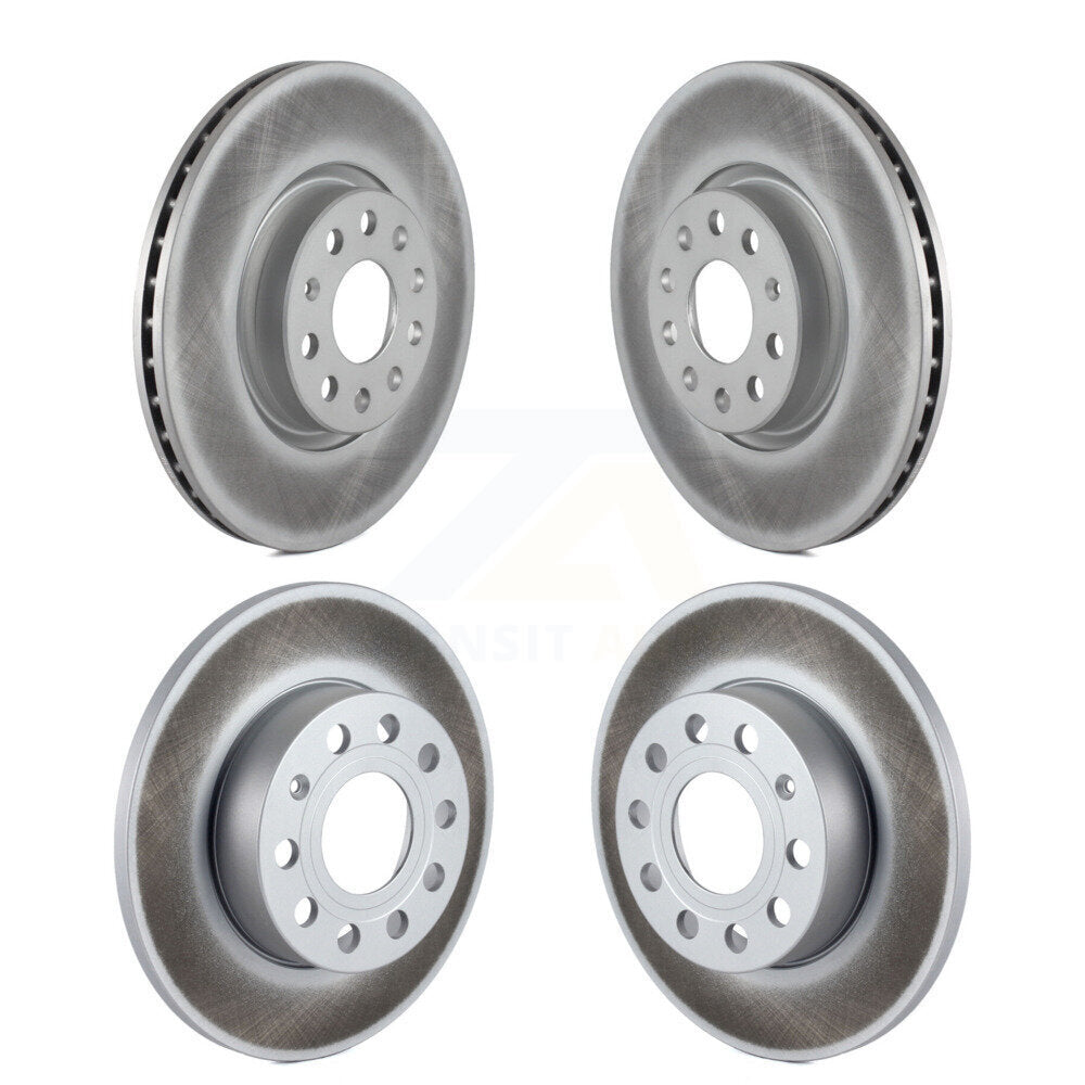 [Avant + Arrière] Kit de disque (revêtu) de frein pour 2008 Audi A3 Quattro KG-100994