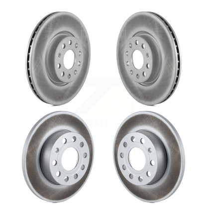 [Avant + Arrière] Kit de disque (revêtu) de frein pour 2008 Audi A3 Quattro KG-100994