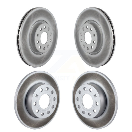 [Avant + Arrière] Kit de disque (revêtu) de frein pour 2008 Audi A3 Quattro KG-100994