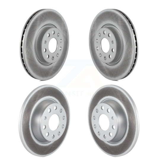 [Avant + Arrière] Kit de disque (revêtu) de frein pour Volkswagen Passat GTI Eos Audi A3 Quattro Golf KG-100995