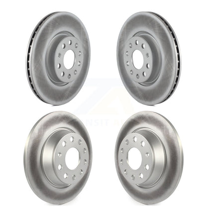 [Avant + Arrière] Kit de disque (revêtu) de frein pour Volkswagen Tiguan CC Passat GTI Audi Q3 Limited A3 Quattro KG-100996