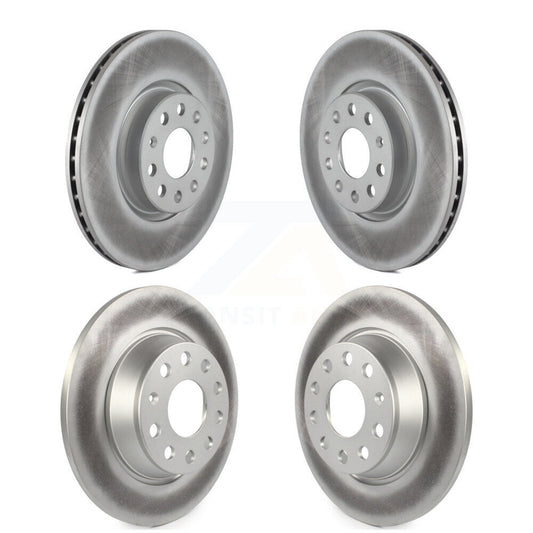 [Avant + Arrière] Kit de disque (revêtu) de frein pour Volkswagen Tiguan CC Passat GTI Audi Q3 Limited A3 Quattro KG-100996