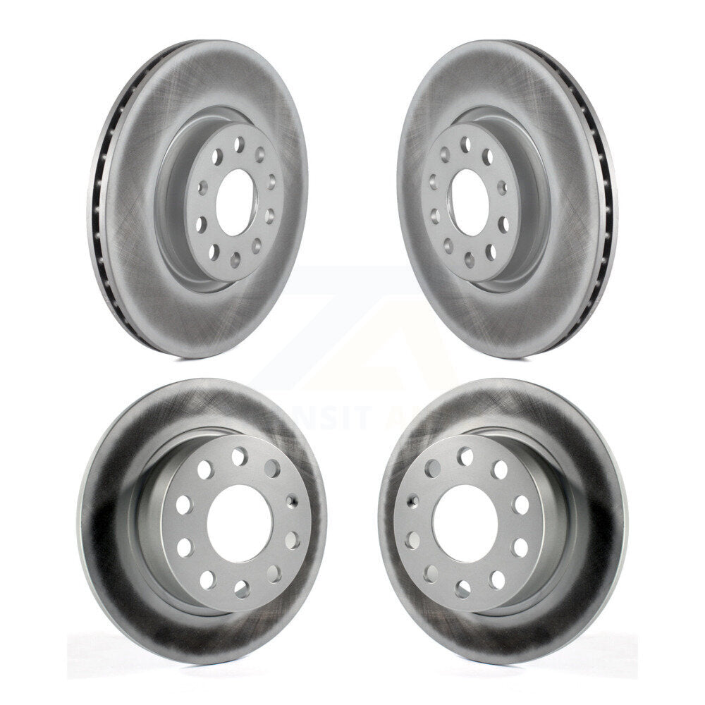 [Avant + Arrière] Kit de disque (revêtu) de frein pour Volkswagen Jetta Beetle KG-100998