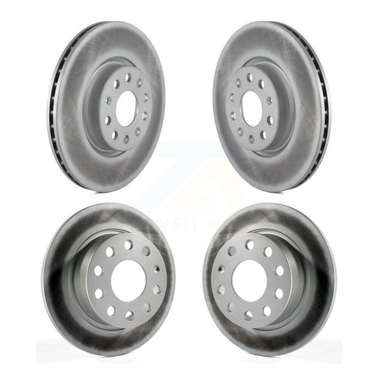 [Avant + Arrière] Kit de disque (revêtu) de frein pour Volkswagen Jetta Beetle KG-100998