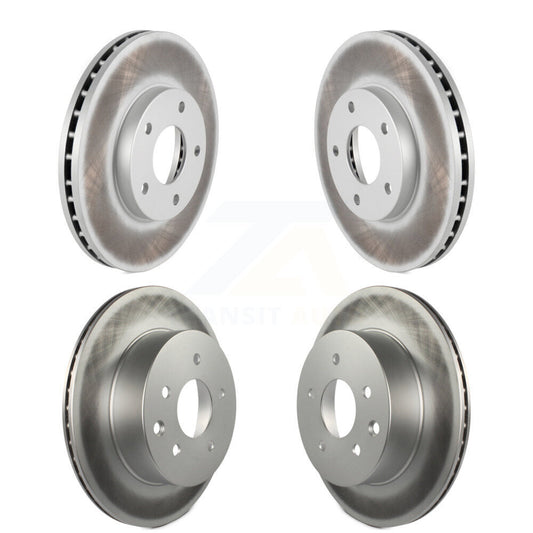 [Avant + Arrière] Kit de disque (revêtu) de frein pour 2005-2006 Nissan X-Trail KG-101001