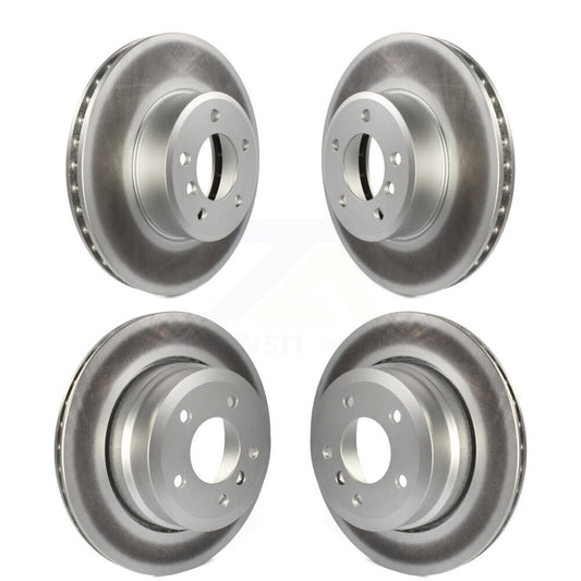[Avant + Arrière] Kit de disque (revêtu) de frein pour BMW 530xi 535xi 528i xDrive 535i 528xi 525xi KG-101003