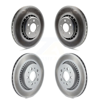 [Avant + Arrière] Kit de disque (revêtu) de frein pour 2003-2014 Volvo XC90 avec 336mm Diameter Rotor KG-101005