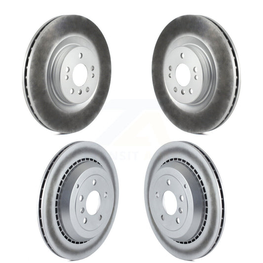 [Avant + Arrière] Kit de disque (revêtu) de frein pour Mercedes-Benz ML350 GL450 GL550 GL350 ML550 GL320 KG-101007