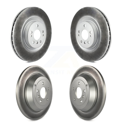 [Avant + Arrière] Kit de disque (revêtu) de frein pour 2007-2009 Mercedes-Benz ML320 avec 350mm Diameter Rotor KG-101008