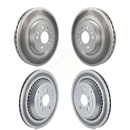 [Avant + Arrière] Kit de disque (revêtu) de frein pour Mercedes-Benz R350 ML500 R500 R320 avec Vented Rotor KG-101009