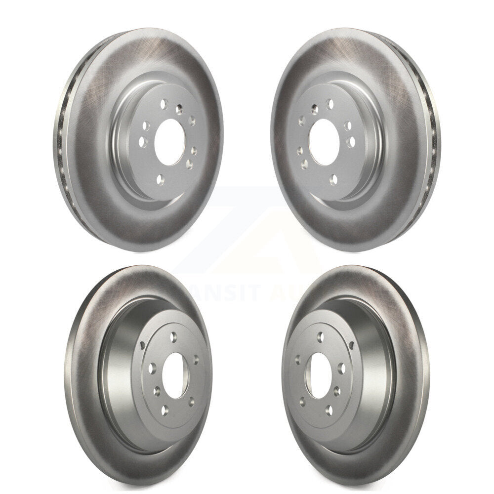 [Avant + Arrière] Kit de disque (revêtu) de frein pour Mercedes-Benz ML350 R350 ML500 ML320 R500 R320 ML450 KG-101010