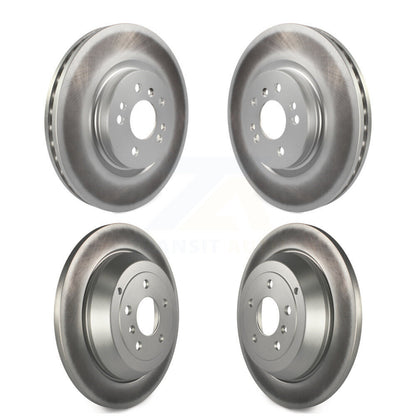 [Avant + Arrière] Kit de disque (revêtu) de frein pour Mercedes-Benz ML350 R350 ML500 ML320 R500 R320 ML450 KG-101010