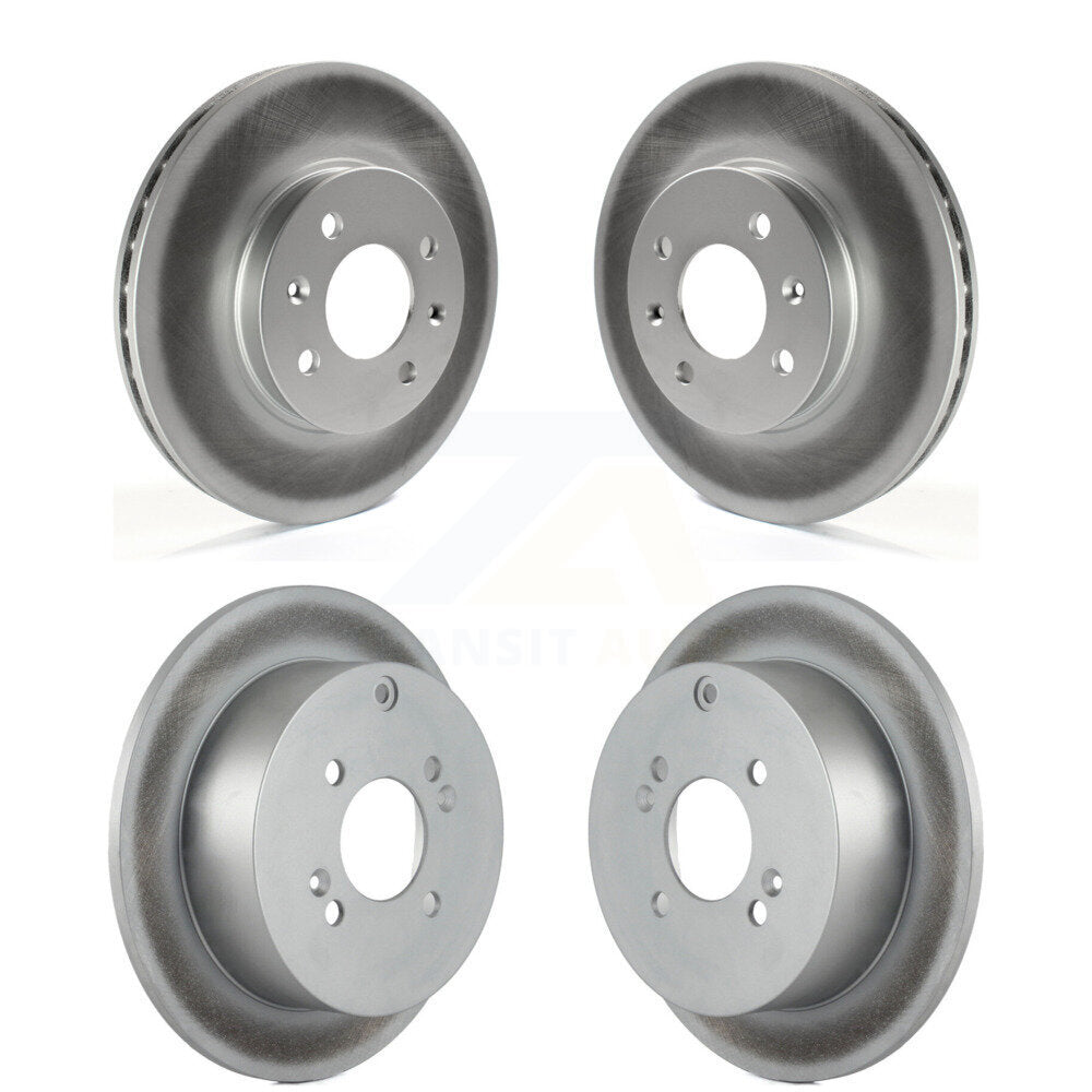 [Avant + Arrière] Kit de disque (revêtu) de frein pour Hyundai Accent Kia Rio Rio5 KG-101011