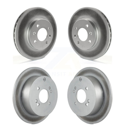 [Avant + Arrière] Kit de disque (revêtu) de frein pour Hyundai Accent Kia Rio Rio5 KG-101011