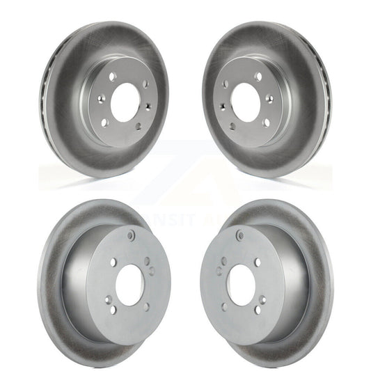 [Avant + Arrière] Kit de disque (revêtu) de frein pour Hyundai Accent Kia Rio Rio5 KG-101011