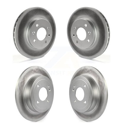 [Avant + Arrière] Kit de disque (revêtu) de frein pour 2011 Hyundai Accent KG-101012