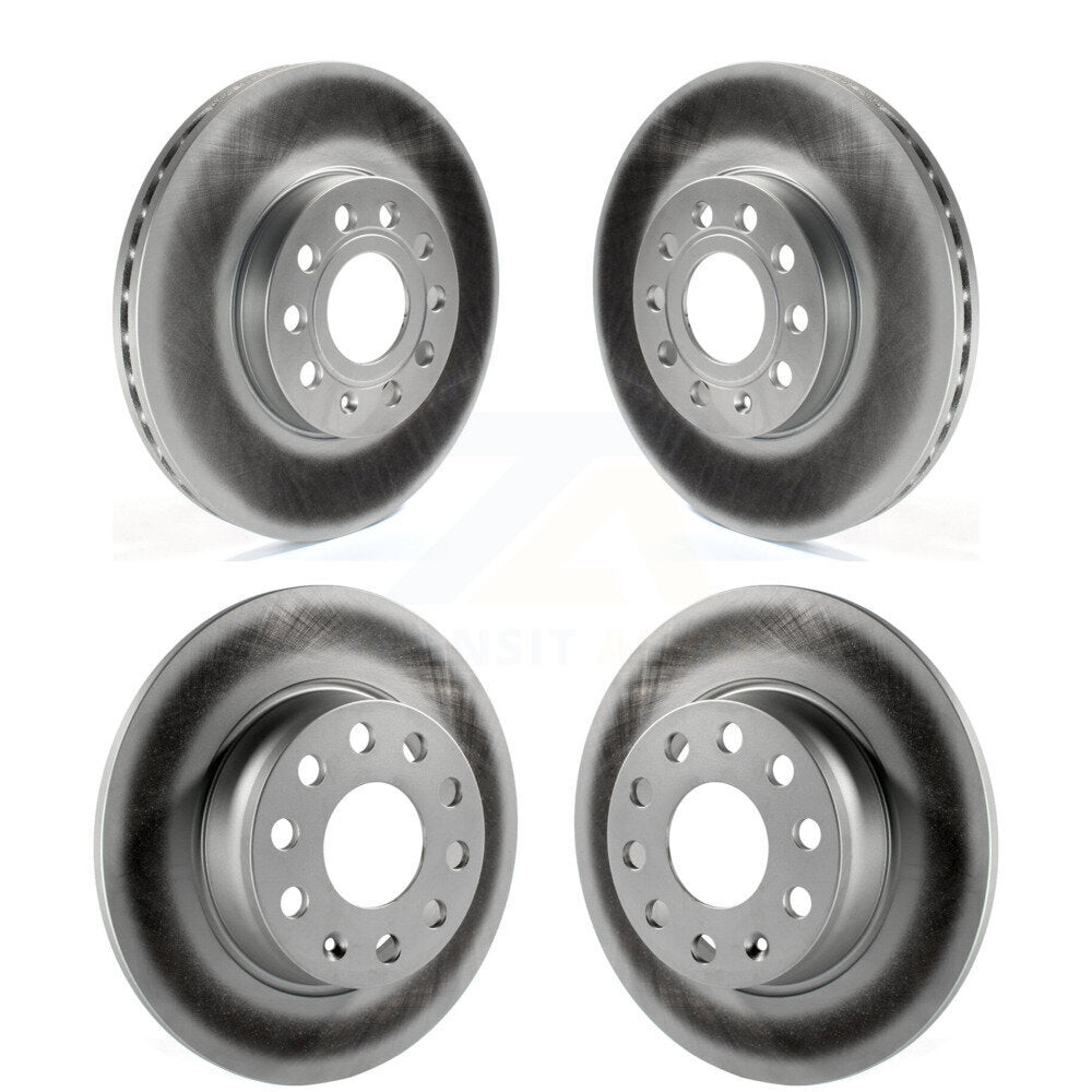 [Avant + Arrière] Kit de disque (revêtu) de frein pour Volkswagen Audi Beetle A3 Golf SportWagen Quattro e-Golf Taos KG-101016