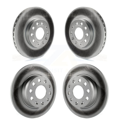 [Avant + Arrière] Kit de disque (revêtu) de frein pour Volkswagen Audi Beetle A3 Golf SportWagen Quattro e-Golf Taos KG-101016