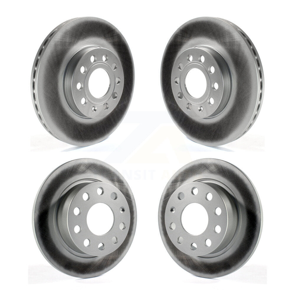 [Avant + Arrière] Kit de disque (revêtu) de frein pour Volkswagen Jetta Beetle Golf SportWagen KG-101017