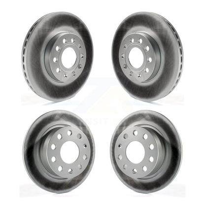[Avant + Arrière] Kit de disque (revêtu) de frein pour Volkswagen Jetta Beetle Golf SportWagen KG-101017