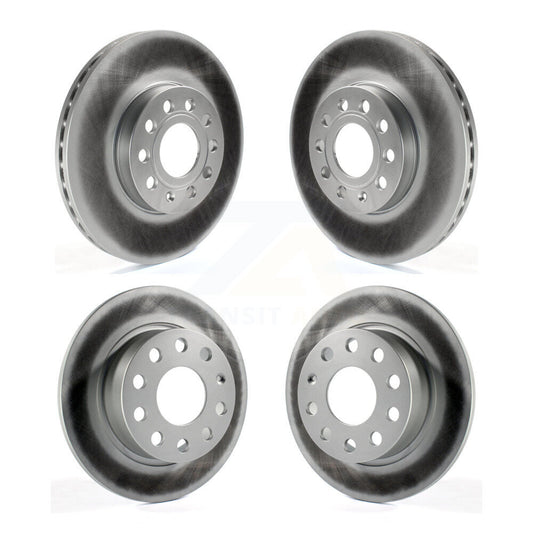 [Avant + Arrière] Kit de disque (revêtu) de frein pour Volkswagen Jetta Beetle Golf SportWagen KG-101017