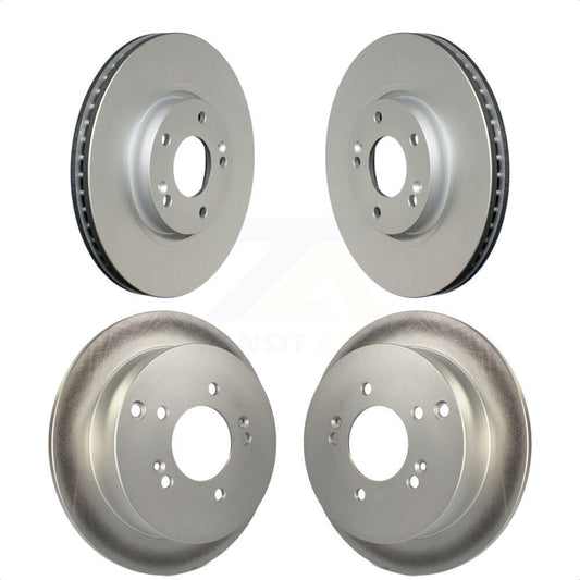 [Avant + Arrière] Kit de disque (revêtu) de frein pour Hyundai Tucson Kia Sportage KG-101018 par Genius