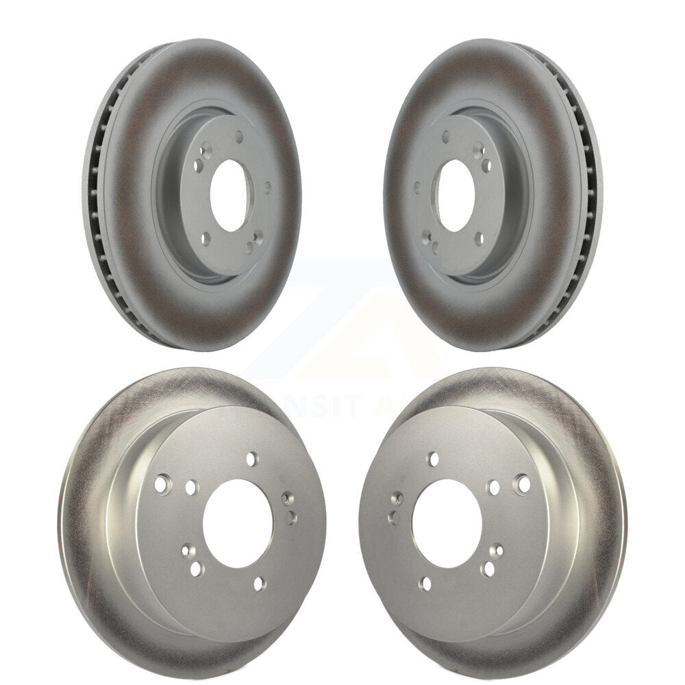[Avant + Arrière] Kit de disque (revêtu) de frein pour Hyundai Tucson Kia Sportage KG-101018