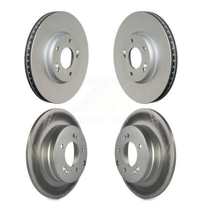 [Avant + Arrière] Kit de disque (revêtu) de frein pour Hyundai Sonata Kia Optima KG-101019 par Genius