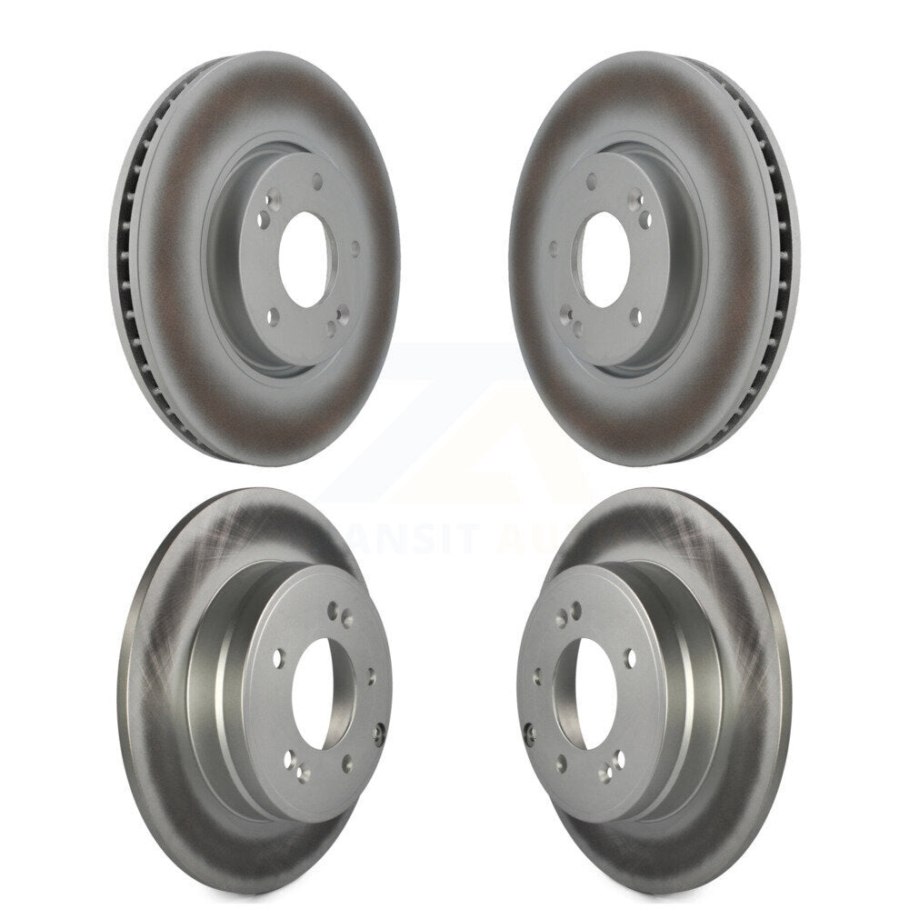 [Avant + Arrière] Kit de disque (revêtu) de frein pour Hyundai Sonata Kia Optima KG-101019