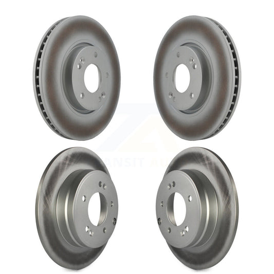[Avant + Arrière] Kit de disque (revêtu) de frein pour Hyundai Sonata Kia Optima KG-101019