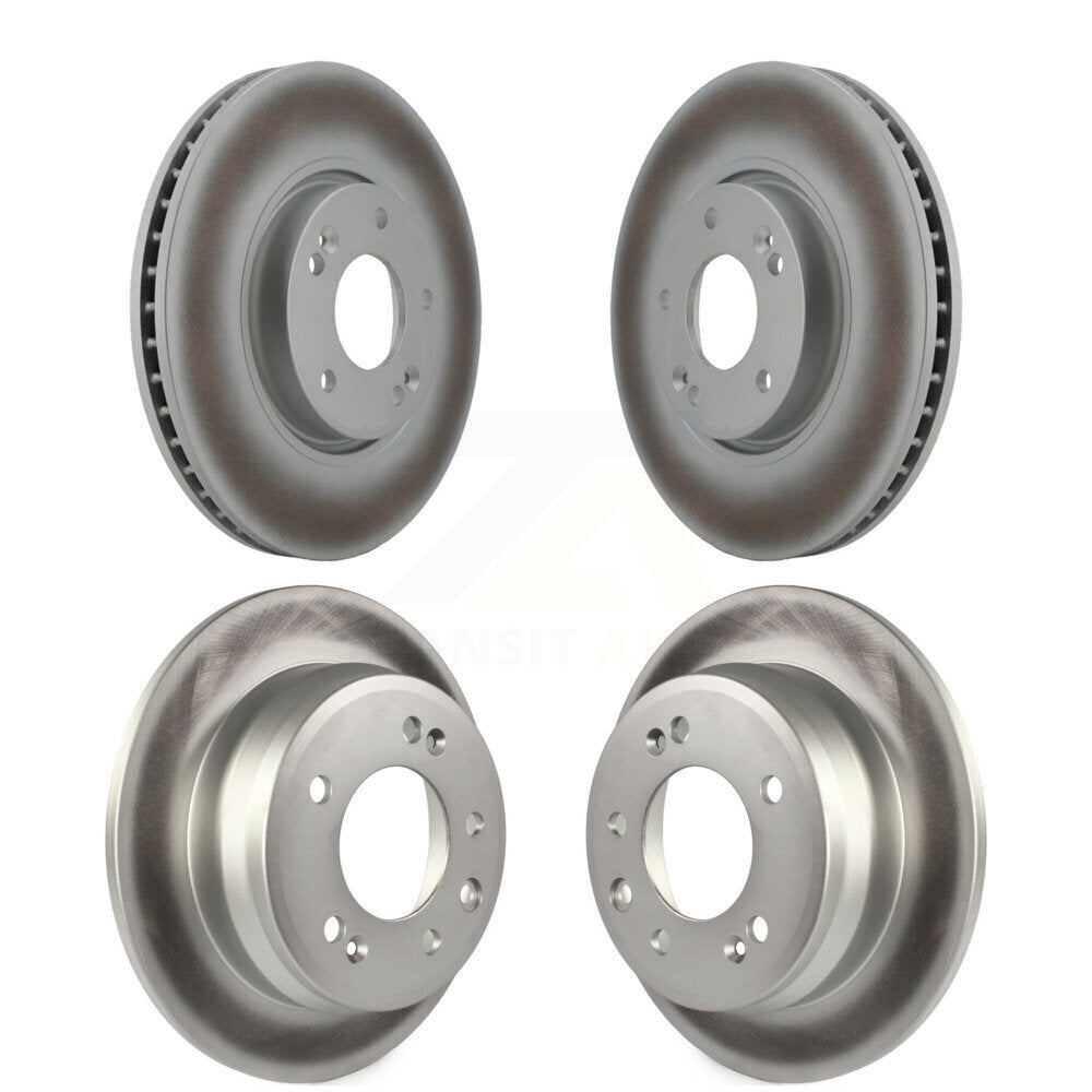 [Avant + Arrière] Kit de disque (revêtu) de frein pour Kia Sportage Hyundai Tucson KG-101021