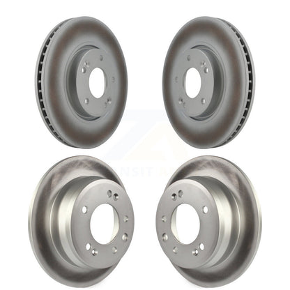 [Avant + Arrière] Kit de disque (revêtu) de frein pour Kia Sportage Hyundai Tucson KG-101021