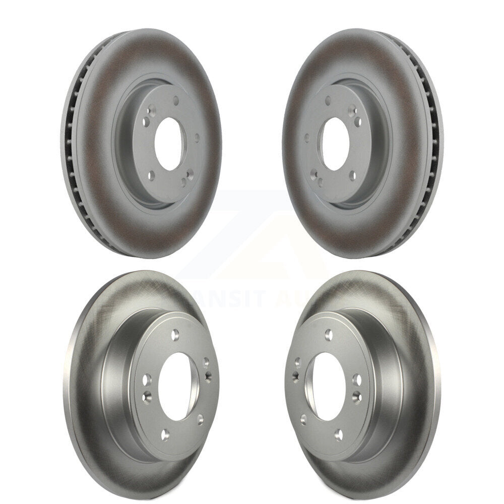 [Avant + Arrière] Kit de disque (revêtu) de frein pour Kia Forte Hyundai Veloster Forte5 Koup KG-101022