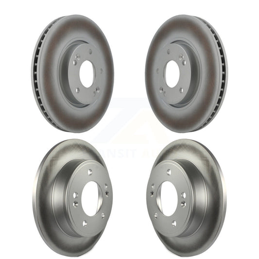 [Avant + Arrière] Kit de disque (revêtu) de frein pour Kia Forte Hyundai Veloster Forte5 Koup KG-101022