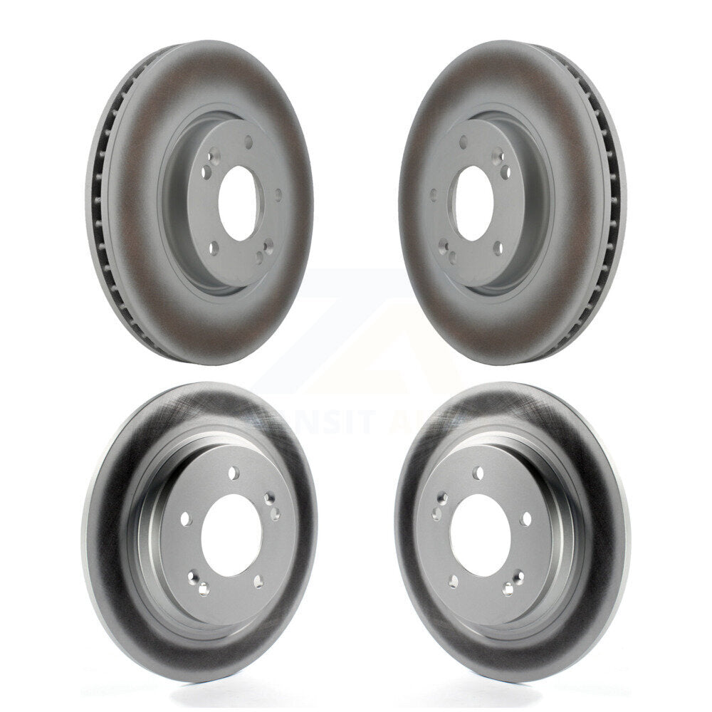 [Avant + Arrière] Kit de disque (revêtu) de frein pour Kia Optima Hyundai Sonata Soul EV KG-101023