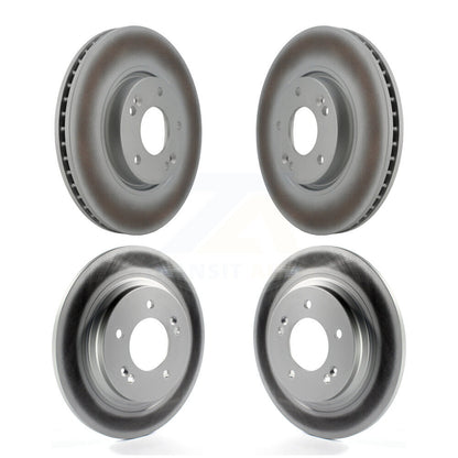 [Avant + Arrière] Kit de disque (revêtu) de frein pour Kia Optima Hyundai Sonata Soul EV KG-101023
